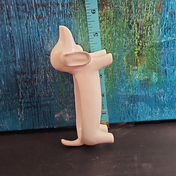 Ceramic Dachshund Jewelry Dish / Holder - Picture 4 of 7